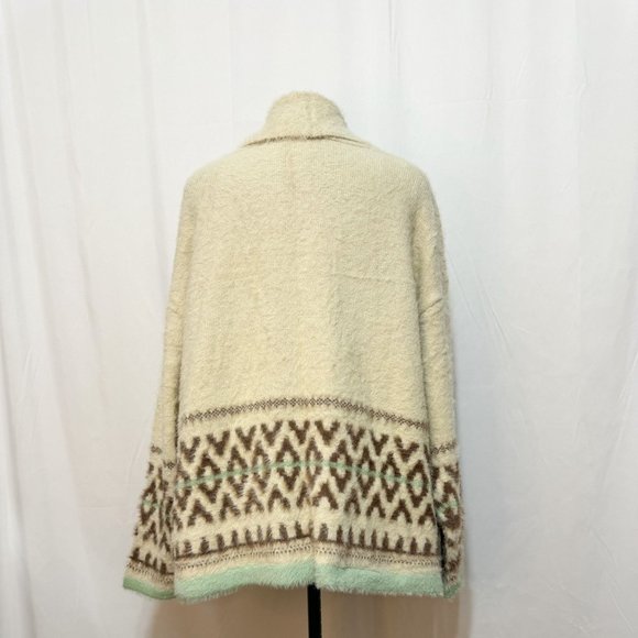 ana  NWT Sz 3X  Eyelash Open Front Long Sleeves Cardigan - Picture 6 of 8